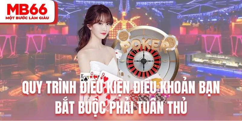 Quy trình điều kiện điều khoản bạn bắt buộc phải tuân thủ